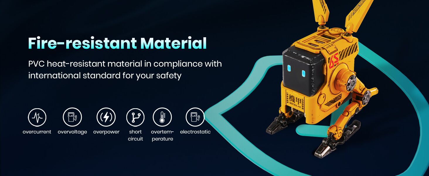 gravastar alpha65 robot power strip (gray)