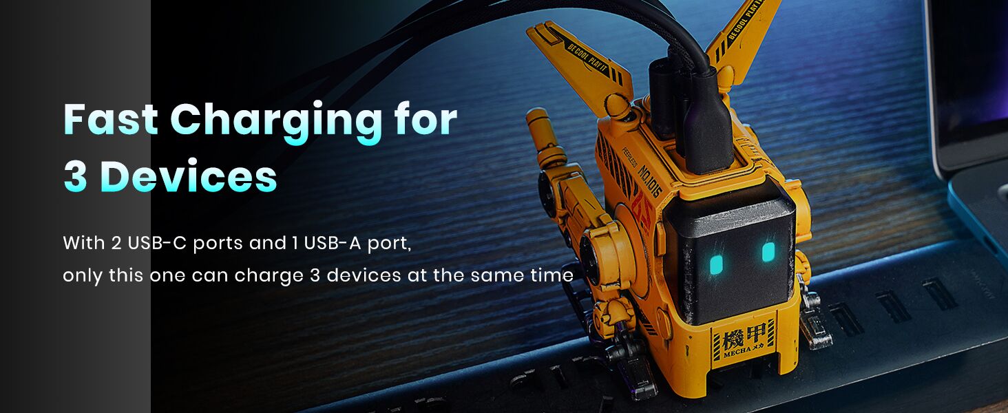 gravastar alpha65 robot power strip (gray)